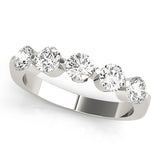 Multi-Diamond 14K Gold Wedding Ring