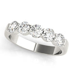 Multi-Diamond Wedding Ring in Premium Metals