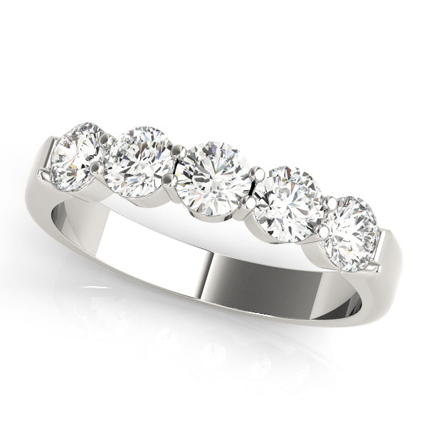 Multi-Diamond Wedding Ring in Premium Metals