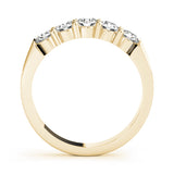 14K Yellow Gold 5-Stone Diamond Wedding Ring