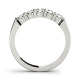 5-Stone Round Diamond Wedding Band