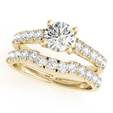 18K Yellow Gold 1 ct Diamond Engagement Ring