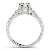 Round Diamond Trellis Engagement Ring
