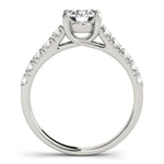 Round Diamond Trellis Engagement Ring