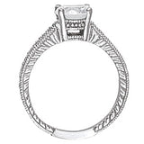 Vintage 1.0 CT Round Diamond Engagement Ring