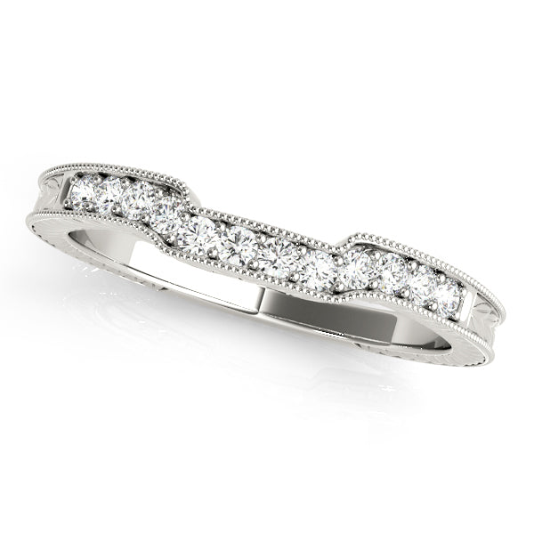 12-Diamond Round Wedding Ring