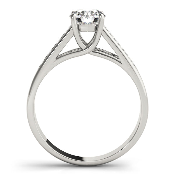 Round Diamond Trellis Engagement Ring