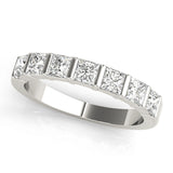 Princess Diamond Multi-Stone Wedding Ring