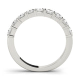 Princess Diamond 9-Stone Wedding Ring