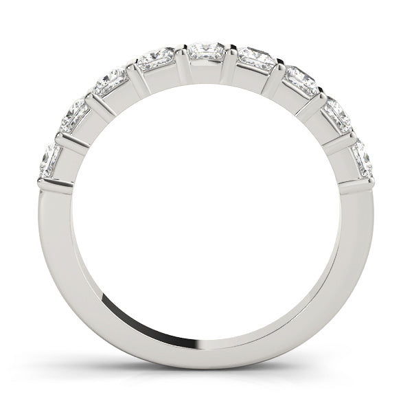 Princess Diamond 9-Stone Wedding Ring