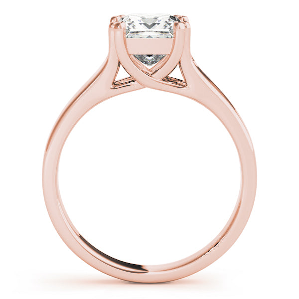 18K Rose Gold 0.26 CT Diamond Solitaire Ring