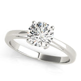 1.0 CT Round Diamond Solitaire Engagement Ring