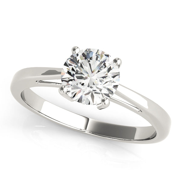 1.0 CT Round Diamond Solitaire Engagement Ring