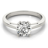 1.0 CT Round Diamond Solitaire Engagement Ring