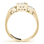 14K Yellow Gold 1 ct Diamond Engagement Ring