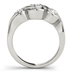 Round Diamond Three Stone Engagement Ring