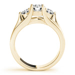 14K Yellow Gold 1 CT Round Diamond Engagement Ring