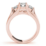 14K Rose Gold 1 CT Round Diamond Engagement Ring