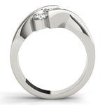 Round Diamond 1CT Three Stone Engagement Ring
