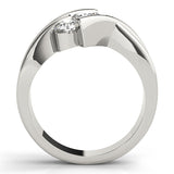Round Diamond 1CT Three Stone Engagement Ring