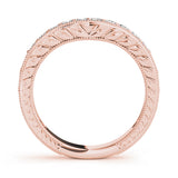 14K Rose Gold Diamond Wedding Ring