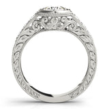 Vintage 1 CT Round Diamond Ring