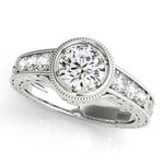Vintage 0.31ctw Round Diamond Engagement Ring