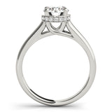 1 CT Round Diamond Solitaire Engagement Ring