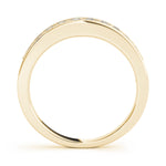14K Yellow Gold 0.10ctw Diamond Wedding Band