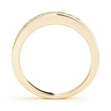 14K Yellow Gold 0.10ctw Diamond Wedding Band