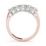 Rose Gold Diamond Wedding Ring | 0.62 ctw