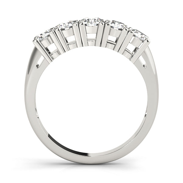Diamond Wedding Ring with Round Diamonds