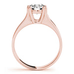 14K Rose Gold 1 CT Diamond Engagement Ring