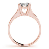 14K Rose Gold 1 CT Diamond Engagement Ring