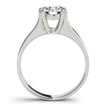 1.0 CT Round Diamond Solitaire Engagement Ring