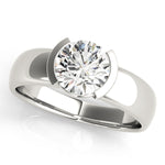 1.0 CT Round Diamond Solitaire Engagement Ring