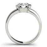 1.0 CT Round Diamond Solitaire Engagement Ring