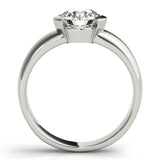 1.0 CT Round Diamond Solitaire Engagement Ring