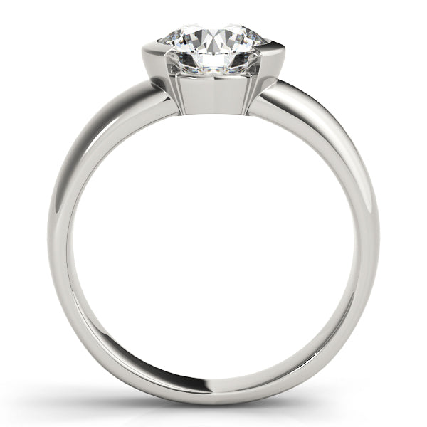 1.0 CT Round Diamond Solitaire Engagement Ring