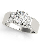 1 CT Round Diamond Solitaire Engagement Ring