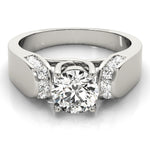 1 CT Round Diamond Solitaire Engagement Ring