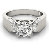 1 CT Round Diamond Solitaire Engagement Ring