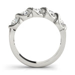 Multi-Diamond Gold Wedding Ring