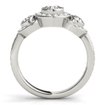 0.75 CT Round Diamond Three Stone Engagement Ring