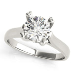 1.0 CT Round Diamond Engagement Solitaire Ring