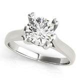 1.0 CT Round Diamond Engagement Solitaire Ring