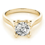 14K Yellow Gold 1 CT Diamond Engagement Ring