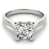 1.0 CT Round Diamond Engagement Solitaire Ring