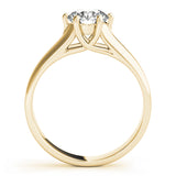 14K Yellow Gold 1ct Diamond Solitaire Engagement Ring