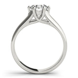 1.0 CT Round Diamond Solitaire Engagement Ring